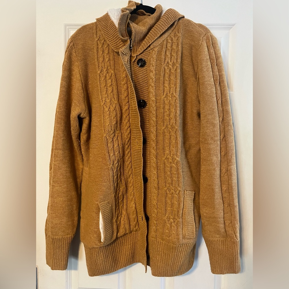 XL Women’s long fleece lined sweater